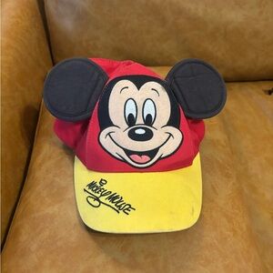 Disney Parks Mickey Mouse 3D Ears Snapback Kid's Hat - Youth size